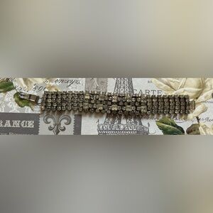 Lovely Old Vintage Rhinestone Bracelet